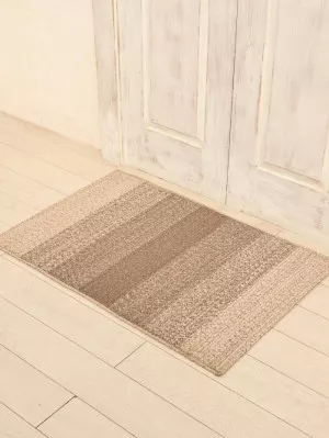 Cotton Stripe Textured Rug Set of 1