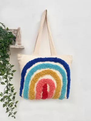 Boho Tote Bag- Zip Closure