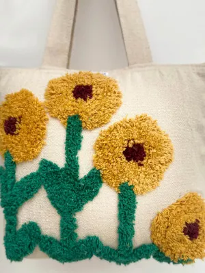 Boho Tote Bag- Zip Closure