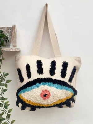 Boho Tote Bag- Zip Closure
