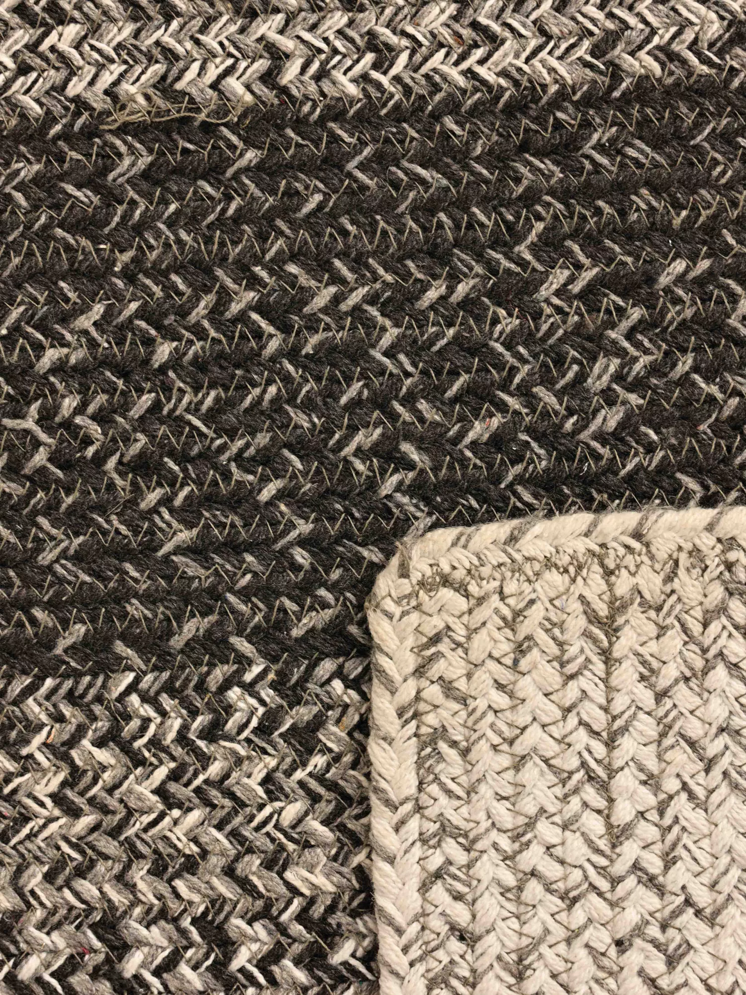 Cotton Stripe Textured Rug Set of 1