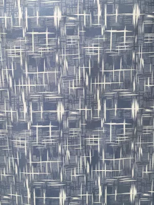 Ariana Soft Abstract Pattern Polyester Curtain – 1 Piece