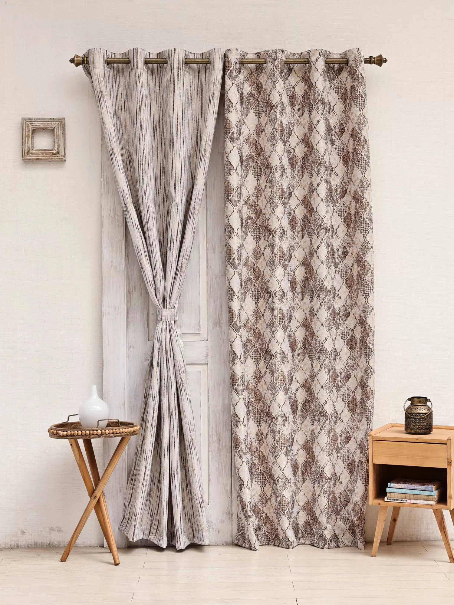 Aurum-Regal Combo Pack of 2 Curtain