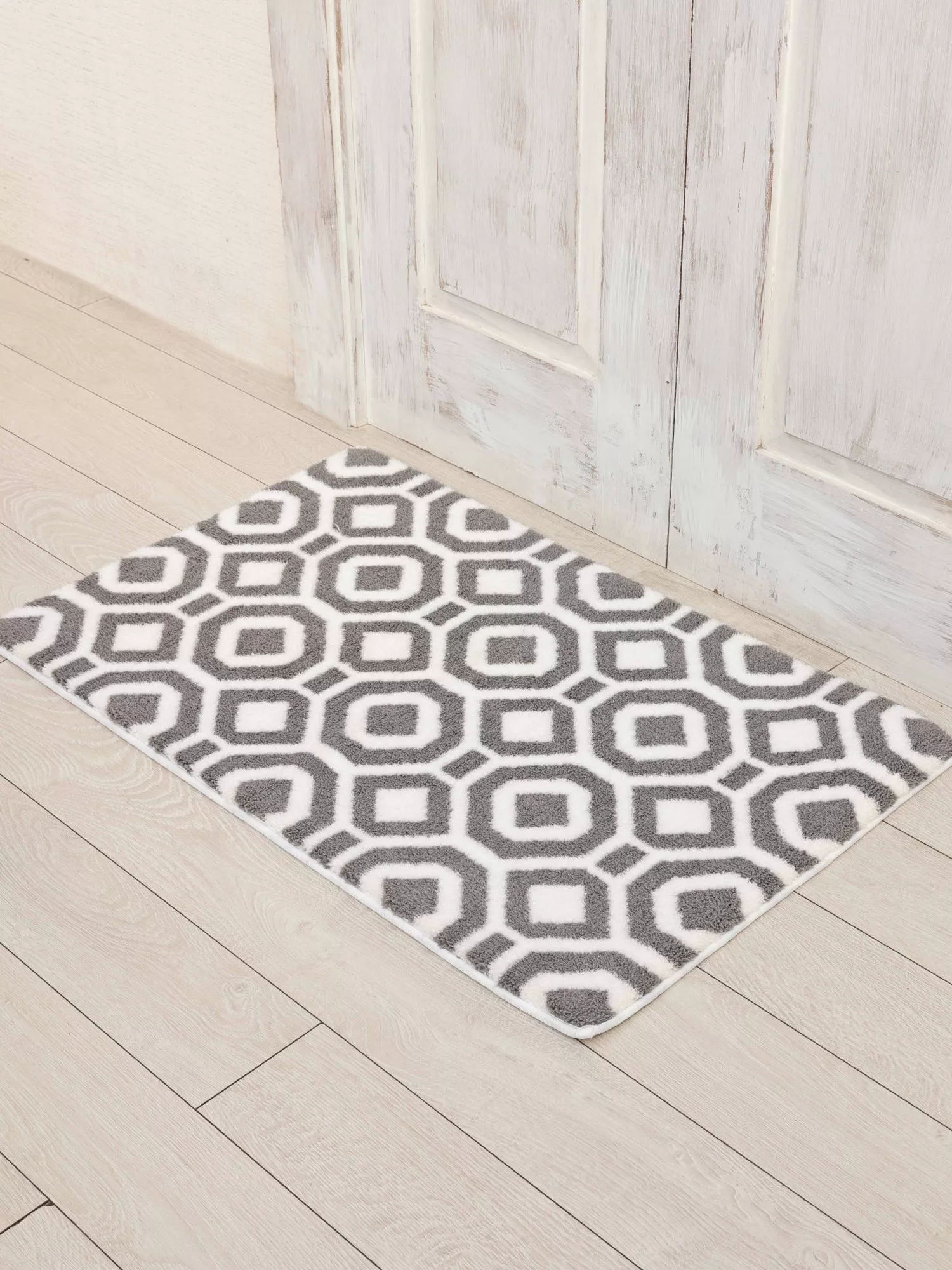 Microfiber Anti-Skid Set Of 1 Bathmats