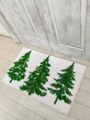 Microfiber Anti-Skid Set Of 1 Bathmats